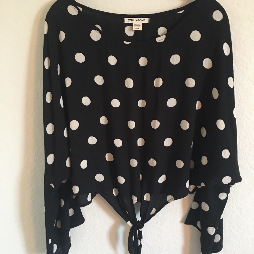 Billabong Polka Dot Blouse